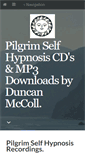 Mobile Screenshot of pilgrim-self-hypnosis-recordings.com